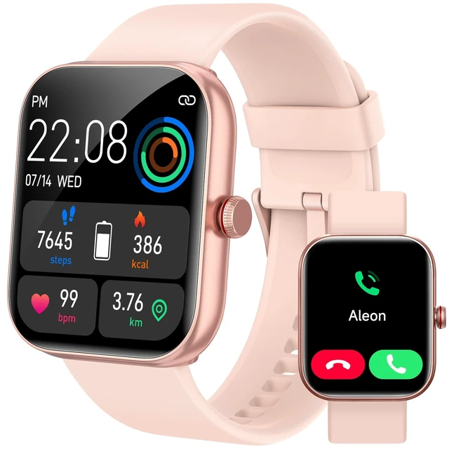 Alt view image 8 of 14 - Smart Watch for Women, Smartwatch for iPhone & Android Bluetooth (Answer/Call) Built-in Alexa, 1.91" HD Fitness Tracker with 105+ Sport Modes, IP68 Waterproof, Sleep/Heart Rate/SpO2/Stress Monitor