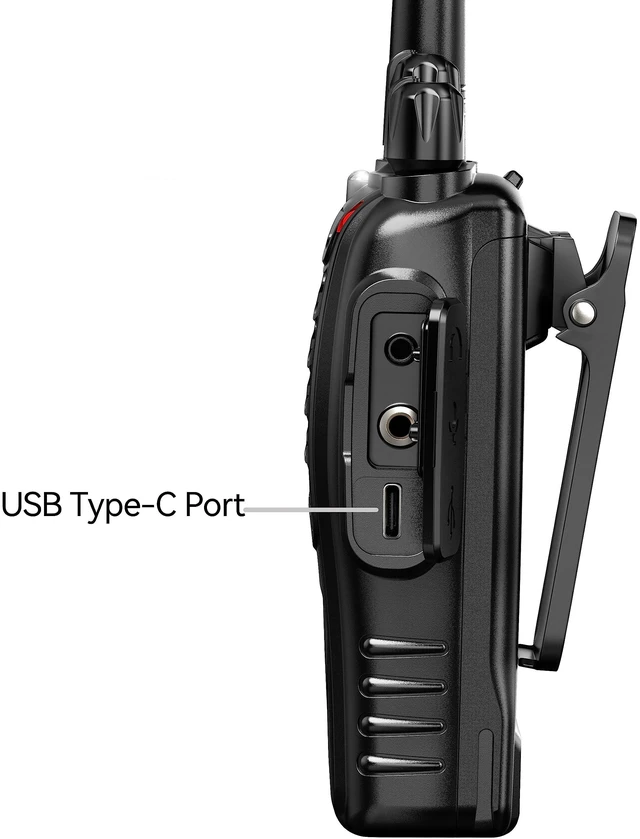 Alt view image 14 of 14 - Rechargeable Long Range Two-Way Radios with Earpiece 2 Pack Arcshell AR-5 Walkie Talkies Li-ion Battery and Charger Included