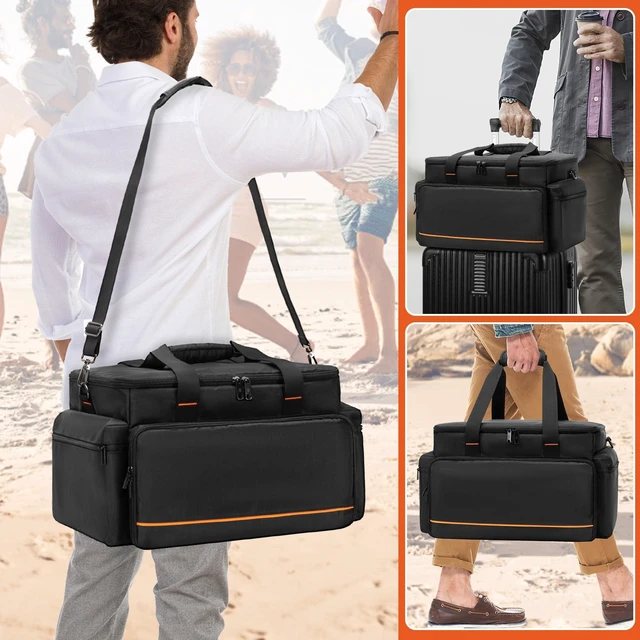 Alt view image 12 of 14 - DJ Cable File Bag with Adjustable Dividers, 15.6'' Laptop Sleeve | Travel Musicians Gig Organizer Bag for DJ Gear , Music equipment and Accessories