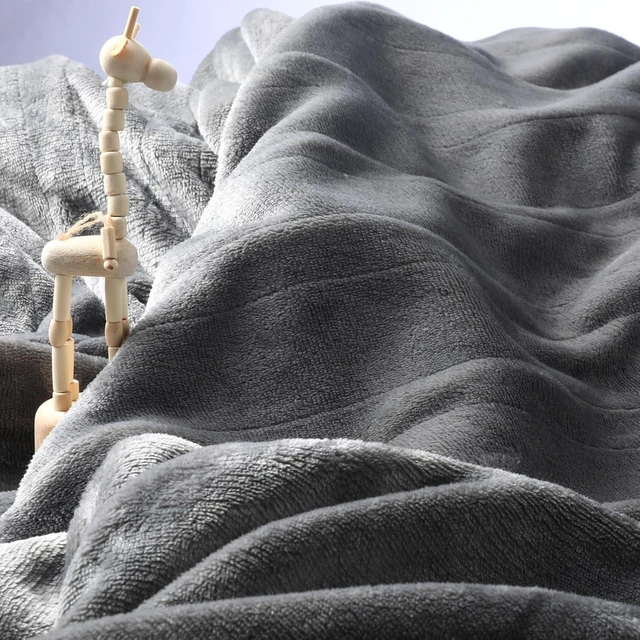Alt view image 12 of 14 - Electric Heated Blanket Full Size 72" x 84", Ultra Soft Flannel Heating Blanket with 4 Heat Settings, 10-Hour Auto Shutoff, ETL Listed Overheat Protection, Machine Washable, Light Grey