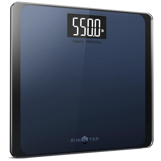 Alt view image 11 of 14 - 550lb Bathroom Digital Scale for Body Weight with Ultra-Wide Platform and Large LCD Display, Accurate High Precision Scale with Extra-High Capacity