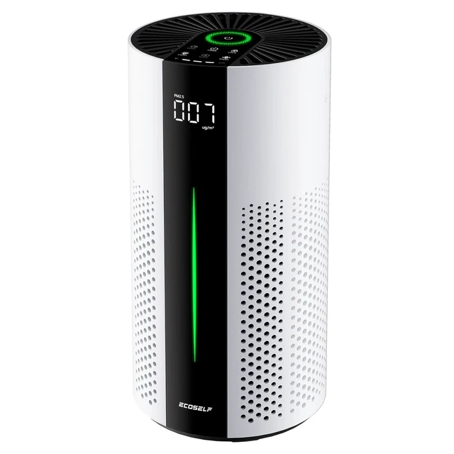Alt view image 8 of 14 - Air Purifiers for Home Large Room Up to 1800 Ft², HEPA Air Purifier | Air Purifiers for Bedroom with 360° Air Intake, PM2.5 Display, Smart Auto & 20 dB Sleep Modes for Dust, Smoke & PoIIen