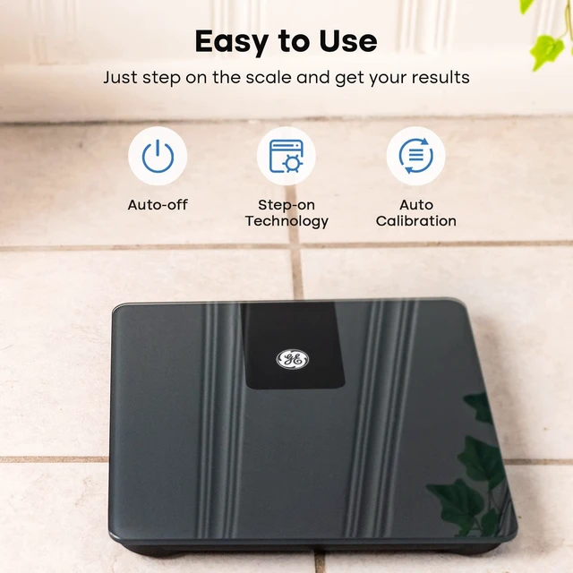 Alt view image 13 of 14 - Bathroom Scale for Body Weight 500lbs, Digital Weight Scales Heavy Duty | High Capacity Body Measuring Device, Accurate Weighing, Black, BMI