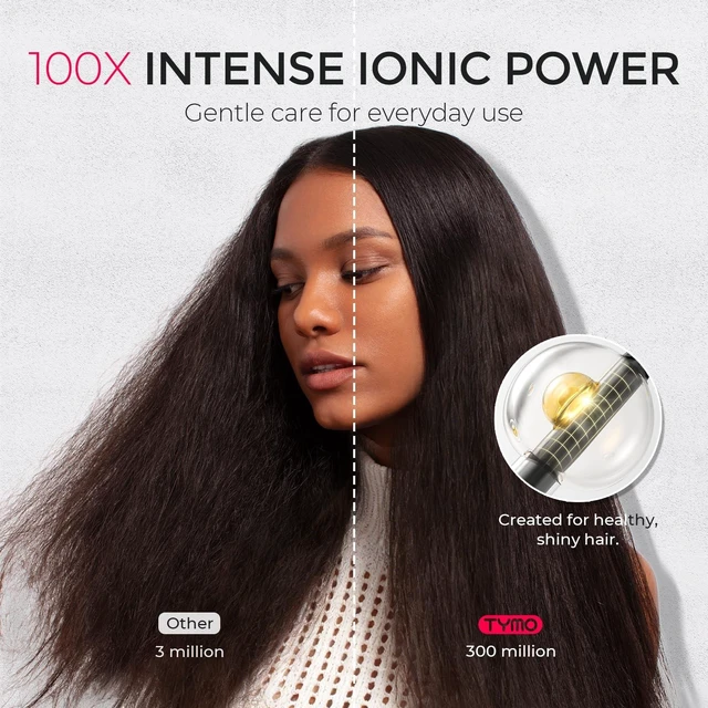 Alt view image 10 of 14 - Hair Dryer Blow Dryer 300M Ionic Hairdryer with Diffuser & Comb | Hair Diffuser for Curly Hair, Professional Blowdryer for Women, Cool Air Button, Small Travel Lightweight, Black