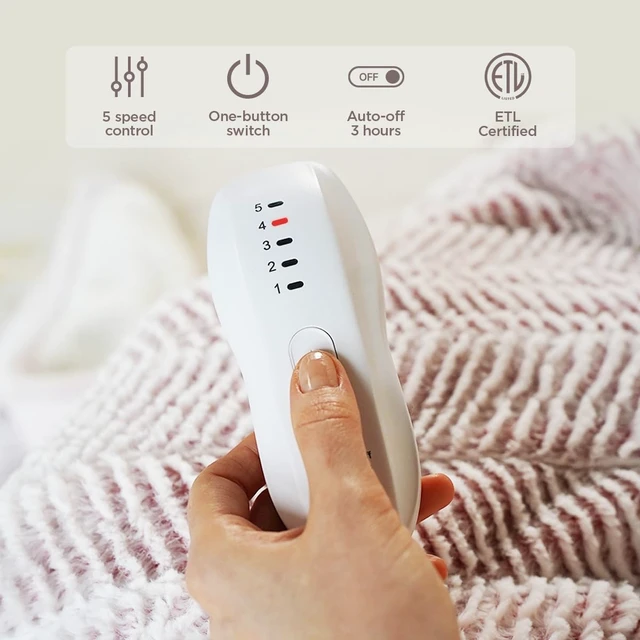 Alt view image 9 of 14 - Heated Blanket Throw 50" x 60",Fluffy Electric Blanket,Pink | Timer Settings,Auto Off,Soft Sherpa Heated Throw Blanket,Machine Washable,Fast Heating for Sofa Bed Office Use,Gifts for Mom
