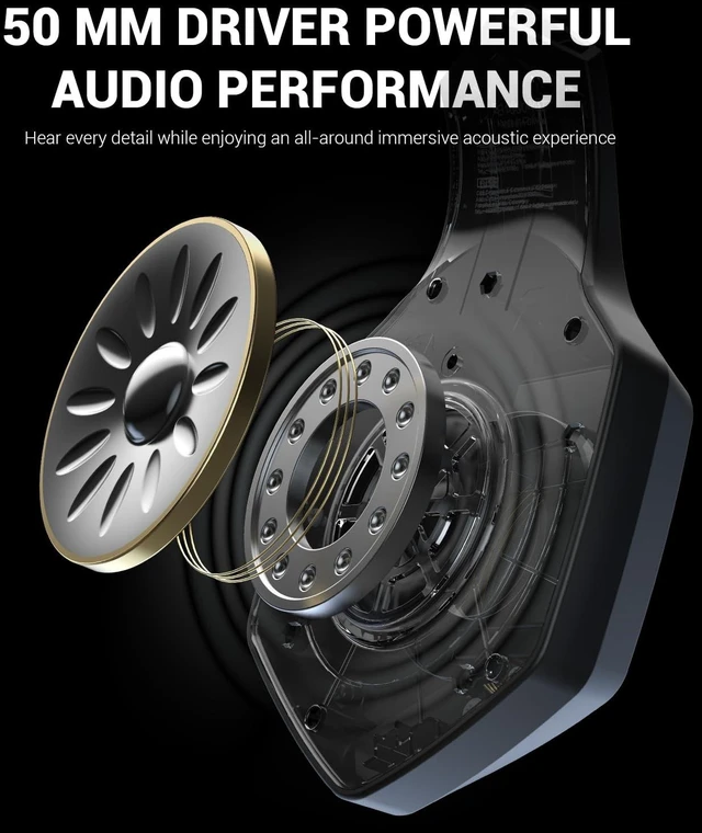 Alt view image 13 of 14 - E1000 USB PC Gaming Headset with Mic, 7.1 Surround Sound | Computer Headphones with Microphone Noise Cancelling, RGB Light, Wired Headphones for PS4, PS5 Console, Laptop, Call Center