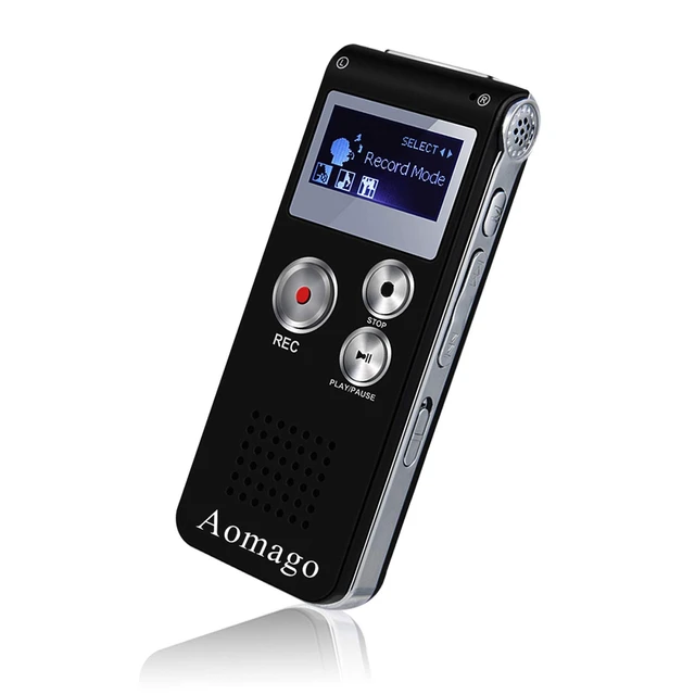 Alt view image 8 of 14 - 64GB Digital Voice Recorder Voice Activated Recorder for Lectures, Meetings, Interviews Audio Mini Recorder Portable Tape Dictaphone with Playback, USB, MP3