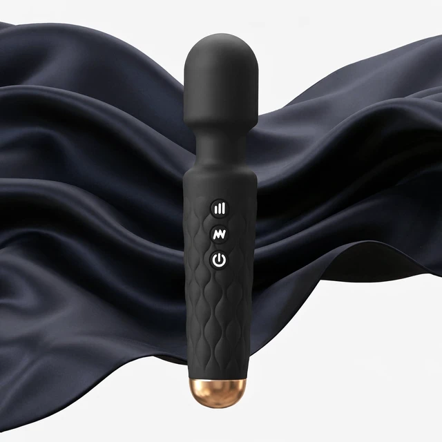 Alt view image 8 of 14 - Personal Massager - 4H Max Runtime & Ultra-Quiet - Waterproof - 20 Modes 8 Speeds for Deep Tissue Back Massage, Post-Workout Recovery and Neck Muscle Relaxation(Black)