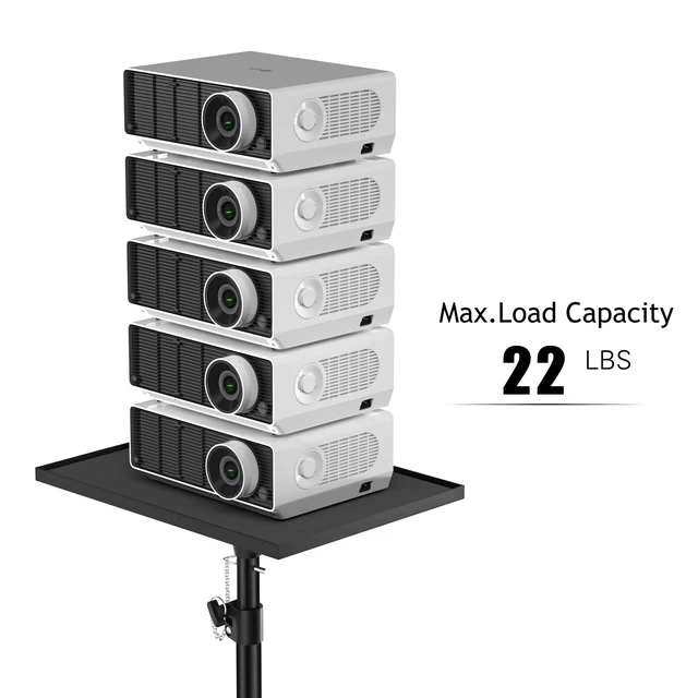 Alt view image 13 of 14 - Projector Stand Tripod - Laptop Tripod Projector Stand Adjustable Height 22 to 47 Inch, Projector Tripod Stand, Tripod for Porjector, Projector Stand for Outdoor Movies