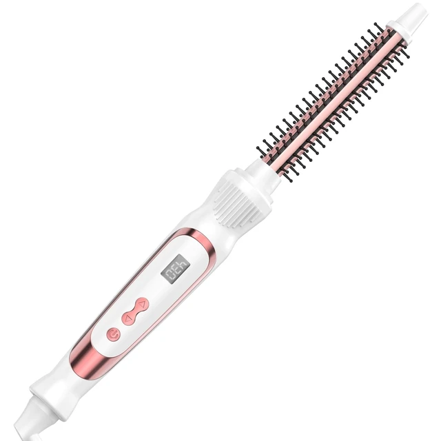 Alt view image 7 of 12 - Thermal Brush 0.5 Inch Curling Iron Volumizing Heated Round Brush | No-airflow 1/2 Inch Ceramic Tourmaline Heated Hot, Multifunctional Styler Curling Wand