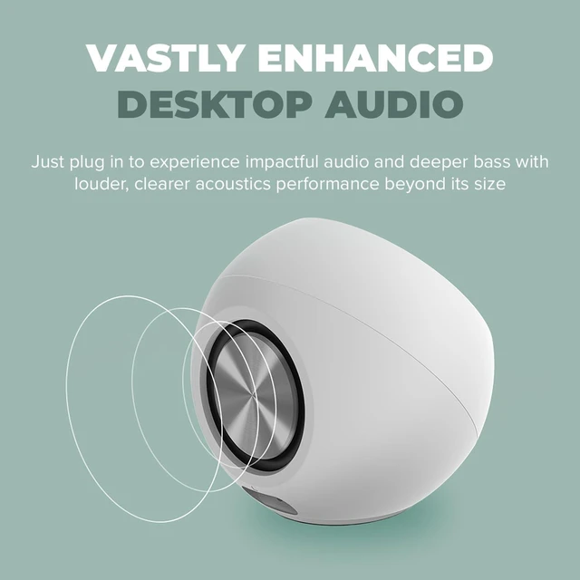 Alt view image 9 of 12 - 2.0 USB-C Desktop Speakers, RGB, Black | 2.0 desktop speakers, Bluetooth, USB-C, RGB Lighting, Clear Dialog, Stereo Speakers, Desktop Audio, PC Speakers, Black