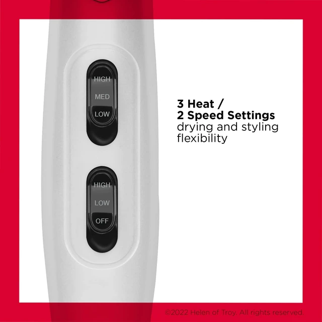Alt view image 10 of 14 - Volume Booster, Hair Dryer with Curl Enhancing Diffuser, White | 1875W drying power, infrared moisture care, ionic frizz control, volume boost