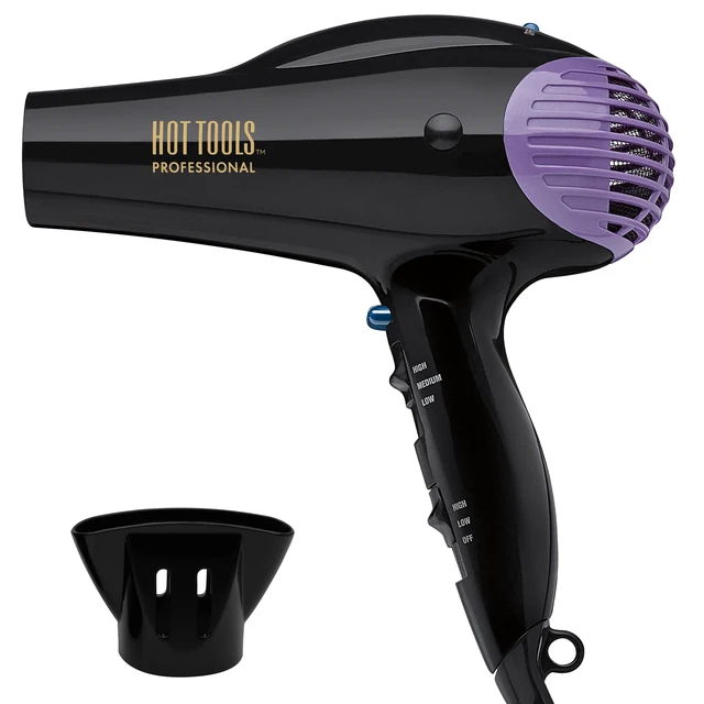 Alt view image 7 of 12 - Professional 2100 Ionic Anti-Static Hair Dryer, Black | Direct Ion Technology for Reduced Frizz, 6 Heat/Speed Settings, Cool Shot