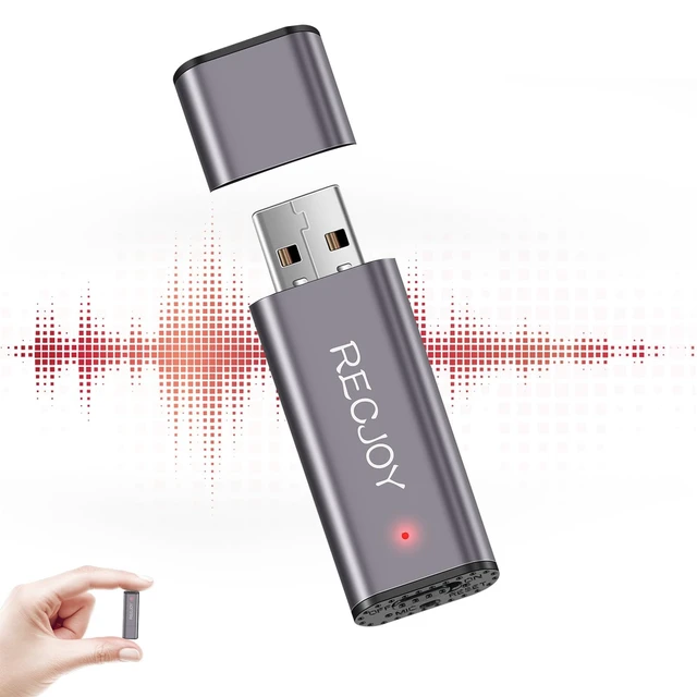 Alt view image 7 of 12 - 64GB Digital Voice Recorder USB Recording Device with 750Hrs Storage Capacity Voice Activated Recorder,Audio Recorder for Lectures Interview,Noise Reduction Rechargeable
