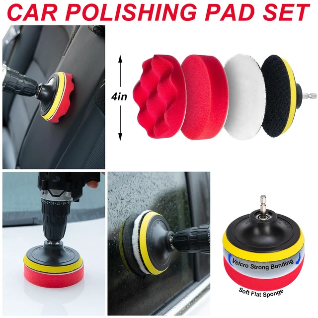 Alt view image 11 of 14 - 44Pcs Car Wash Cleaning Kit with Detailing Brushes Car Vacuum Drill Brush Set Collapsible Bucket Windshield Cleaning Tool Tire Brush Towels Complete Interior Exterior Detailing Set for Car