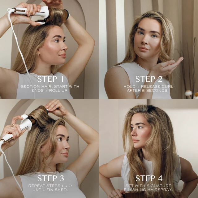 Alt view image 10 of 14 - Hair 2 Inch Titanium Curling Iron for Big Blowout Waves + Volume-2 Salon Professional Wide + Large Barrel Curling Iron - Auto Shut-Off - Smooth+Shiny Loose Waves for Medium to Thick Hair