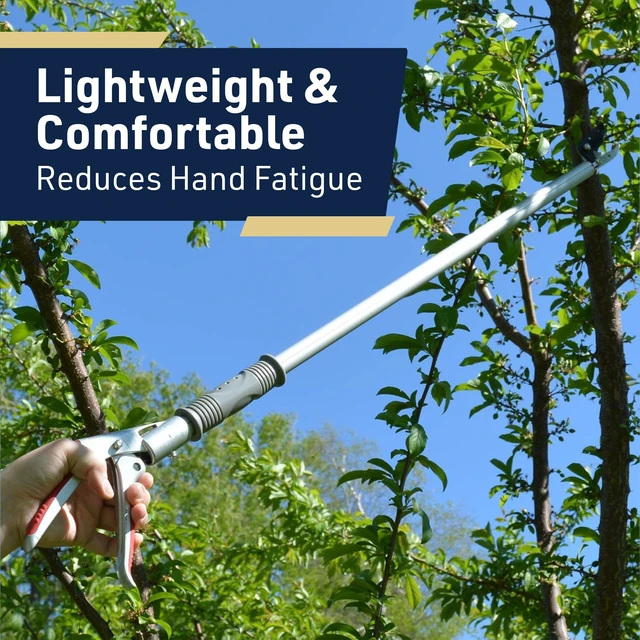 Alt view image 8 of 12 - Bypass Pruning Shears for Gardening, Rotating Head, 30 | Long Reach Tree Trimmer with 5/8" Max Cut and Ergonomic Handle - Garden Loppers for Tree Trimming Heavy Duty Pruners