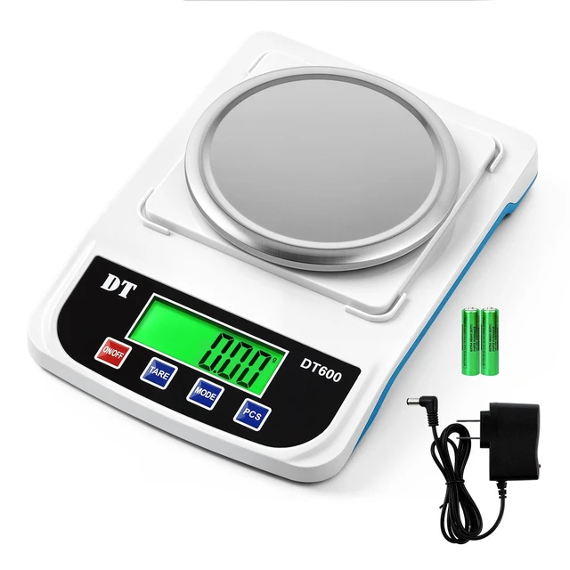Alt view image 8 of 14 - Lab Scale 1000g x 0.01g Precision Electronic Scientific Scale Analytical Balance for Laboratory Jewelry Kitchen Industry
