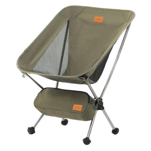 Alt view image 8 of 14 - YL08 Ultralight Camping Chair Only 2.12 LBS, Anti-Sinking Feet | Portable Lightweight Backpacking Chair, Breathable Side Mesh, Quick-Setup Shock-Cord Foldable Frame to Hiking, Beach & Travel