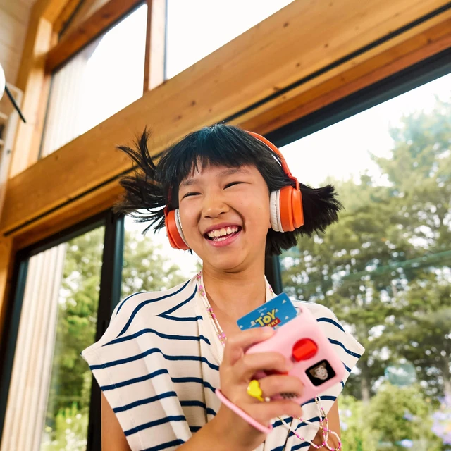 Alt view image 10 of 12 - Mini (2024 Edition) - Kids Travel Audio Player, Screen-Free, Ages 3-12 | Portable mp3 player for kids | screen free travel toy | storytelling toy | story player | toddler music player ages 3-12