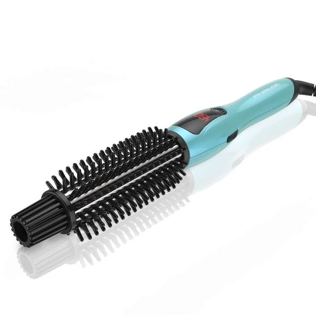 Alt view image 8 of 14 - Curling Iron, Dual Voltage Travel 1 Inch Ceramic Tourmaline Ionic Hair Curler Hot Brush, Professional Anti-Scald Instant Heat Up Curling Wands, Heated Styler for Long Hair
