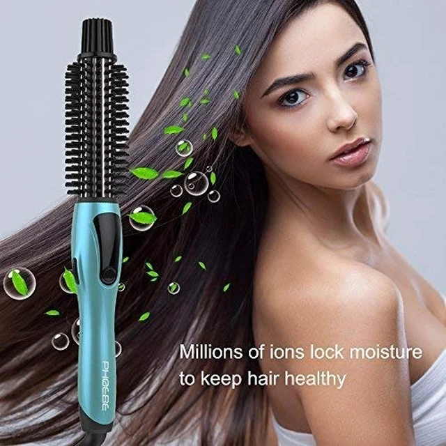 Alt view image 14 of 14 - Curling Iron, Dual Voltage Travel 1 Inch Ceramic Tourmaline Ionic Hair Curler Hot Brush, Professional Anti-Scald Instant Heat Up Curling Wands, Heated Styler for Long Hair