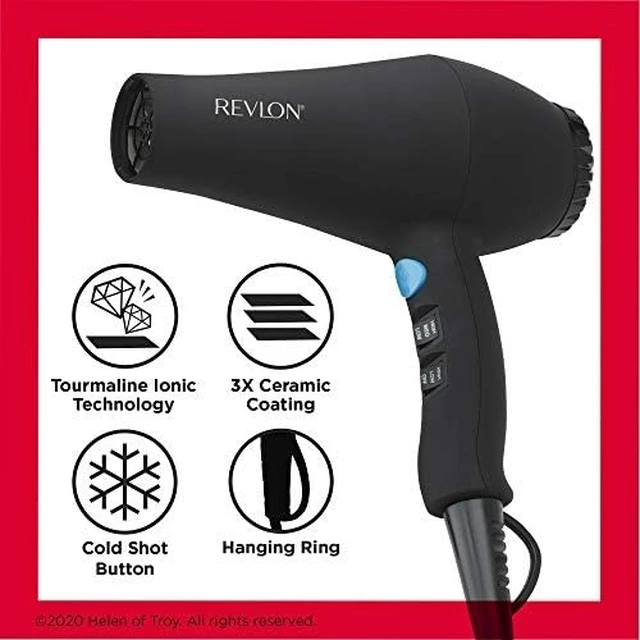 Alt view image 11 of 14 - 1875W Smooth Brilliance AC Motor Hair Dryer | Tourmaline Ionic Technology for Shiny, Smooth Hair, 3 Heat & 2 Speed Settings, Cool Shot, Concentrator