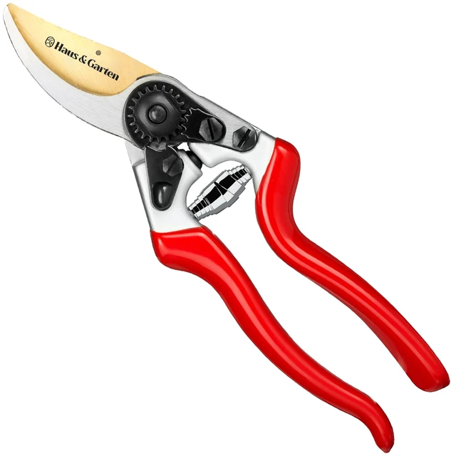Alt view image 8 of 14 - EnduroPRO Ergonomic Bypass Pruners - Professional Titanium Garden Shears - Heavy Duty Hand Pruning Scissor, Tree Trimmer, Gardening Tool, Branch, Hedge, Rose, Shrub & Bush Clippers