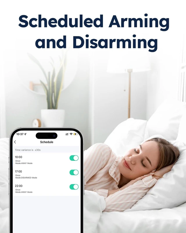 Alt view image 14 of 14 - WiFi Door Alarm System, 8-Piece DIY Wireless Alarm Kit with Door Sensors | 120dB Alarm, 8-Hour Backup Battery, Real-Time Alerts, Easy DIY Installation, No Subscription, Ideal for Homes & Apartments