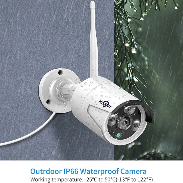 Alt view image 9 of 12 - Camera Add on 3MP Outdoor Wireless Security Camera, Waterproof Outdoor Indoor 3.6mm Lens IR Cut Day & Night Vision with Power Adapter, Compatible 10CH Wireless Security Camera System