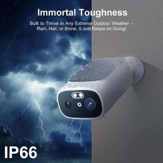 Alt view image 13 of 14 - 2K Solar Security Cameras Wireless Outdoor(2 Cams) | 2.4/5Ghz WiFi, AI Motion Detection, Color Night Vision, SD Card/Cloud Storage, Waterproof, Work with Alexa/Google Home