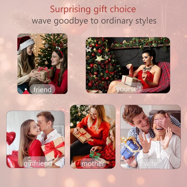 Alt view image 13 of 14 - Curling Iron Wand Set 3 in 1 with 0.35"-1.25" Ceramic Barrels | Dual Voltage Hair Curler Wand, 3 Interchangeable Barrels, Quick Create Hairstyle in All Hair Type, Gift for Women