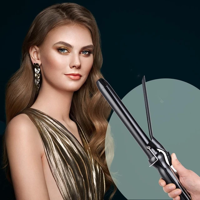 Alt view image 12 of 12 - 1 Inch Curling Iron with Ceramic Barrel, Instant Heat up to 450°F, Waving Style Tool for Long/Medium Hair and Women