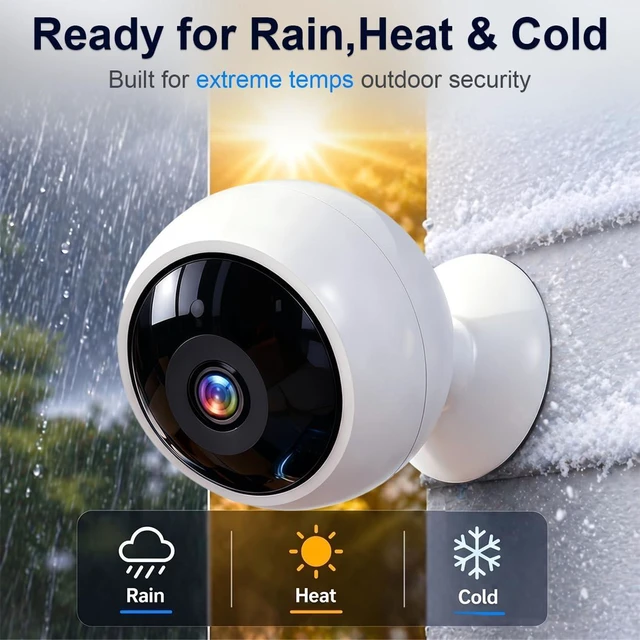 Alt view image 12 of 14 - 2K Magnetic Security Camera Indoor Wireless: Clear Pictures and Videos | Easy to Install with Strong Magnetic Base, Easy App Setup, AI Motion Detection Sensitivity Adjusted, Extends Battery Life