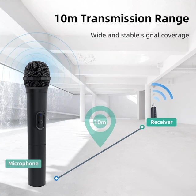 Alt view image 12 of 14 - 2 Pack Wireless USB Gaming Microphone Compatible with Xbox Series X/S, PS5, Switch OLED, NS Switch/Switch2, PC, PS4, PS3, PS2, Xbox One X/S, Xbox One, Xbox 360, Wii