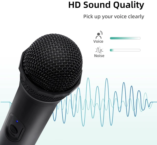 Alt view image 11 of 14 - 2 Pack Wireless USB Gaming Microphone Compatible with Xbox Series X/S, PS5, Switch OLED, NS Switch/Switch2, PC, PS4, PS3, PS2, Xbox One X/S, Xbox One, Xbox 360, Wii