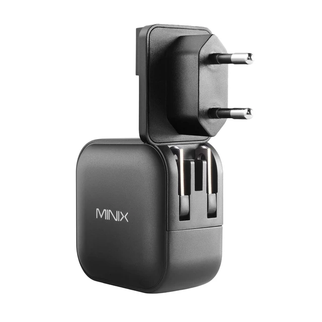 Alt view image 10 of 14 - 66W Turbo 3-Port GaN Travel Wall Charger USB C Fast Power Adapter | Foldable Plug (2x USB-C, 1x USB-A) Compatible with MacBook Pro Air, iPad Pro, iPhone 17/16/15/13, Galaxy S25 (US/UK/EU Plugs)
