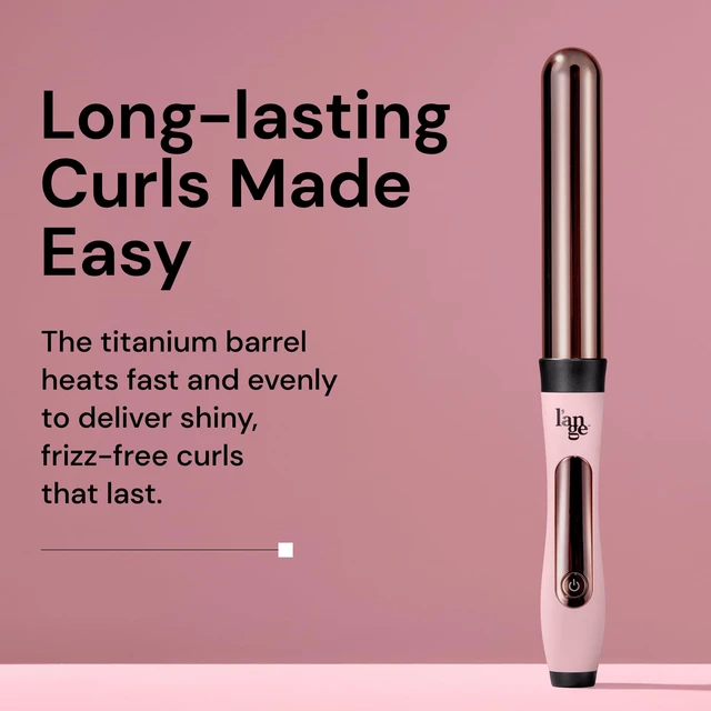 Alt view image 9 of 14 - Le Curl 25 MM Titanium Curling Wand | Professional 1 Inch Curling Iron for All Hair Types | Clip Free Hair Curler | Best Curling Wand for Tighter Curls & Beach Waves