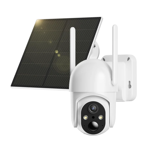 Alt view image 8 of 14 - 4G LTE Cellular Security Camera Includes SIM Card(Support Verizon/AT&T/T-Mobile), 2K Solar Outdoor Cam Wireless Without WiFi Needed, 360° Live View, Color Night Vision