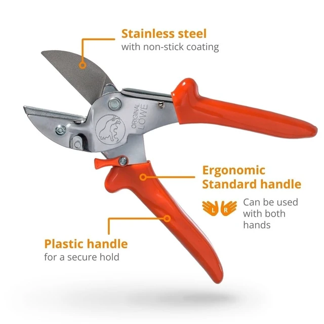 Alt view image 11 of 12 - Professional Anvil Pruner Garden Tools 1.104 | Robust & Sharp Hedge Trimmer | Use As Pruners, Garden Shears, Heavy Duty Handheld, Pruning Shears for Gardening | Made in Germany