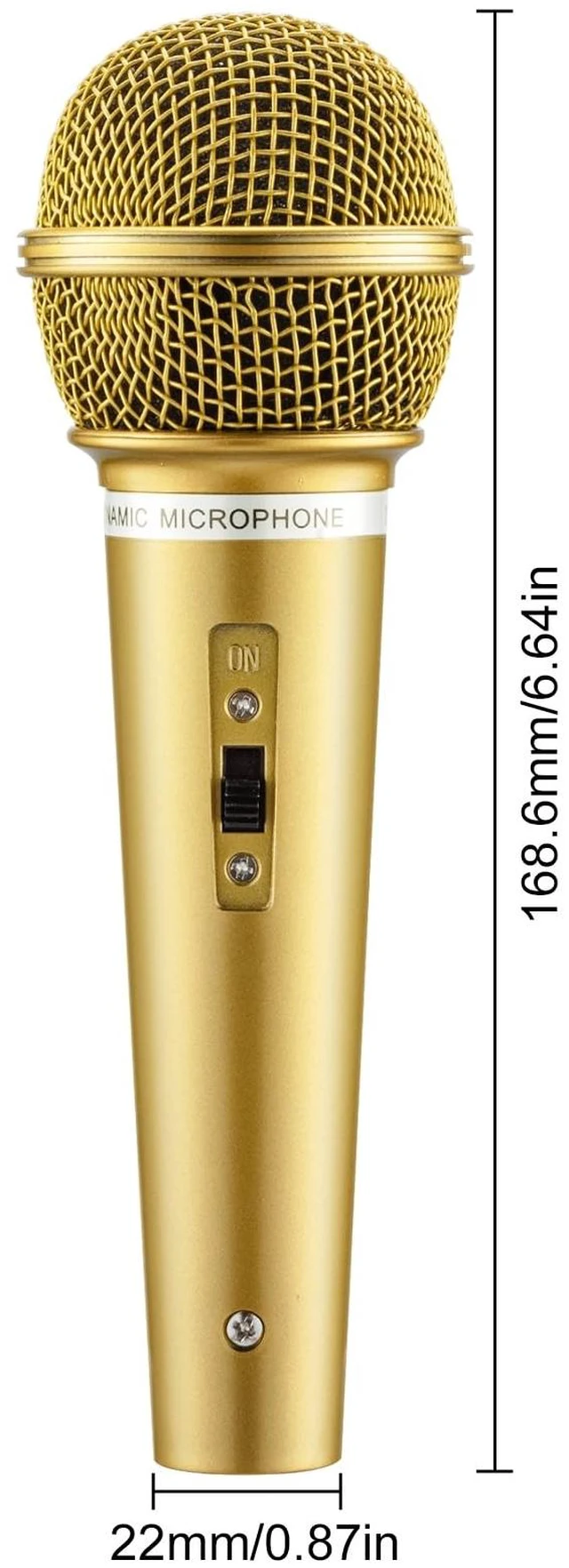 Alt view image 14 of 14 - 8PCS Fake Microphone Prop - Realistic Plastic Mic Set, Gold | Eye-catching Prop for Cosplay, Anime Conventions, Dress-up and Halloween, Lightweight Plastic with Realistic Details