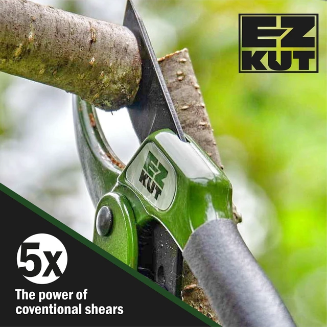 Alt view image 9 of 14 - Heavy Duty Pruning Shears Green - with Ratcheting Action Great Garden Hand Tool Clippers Gardening pruners arthritis tools Ratcheting Anvil Hand Pruner Pruning Shears Heavy Duty Since 1988