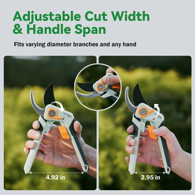 Alt view image 11 of 14 - Pruning Shears Gardening Scissors Set Professional Hand Pruner Sharp Stainless Steel Blade Garden Scissors Plant Flower Garden Clipper