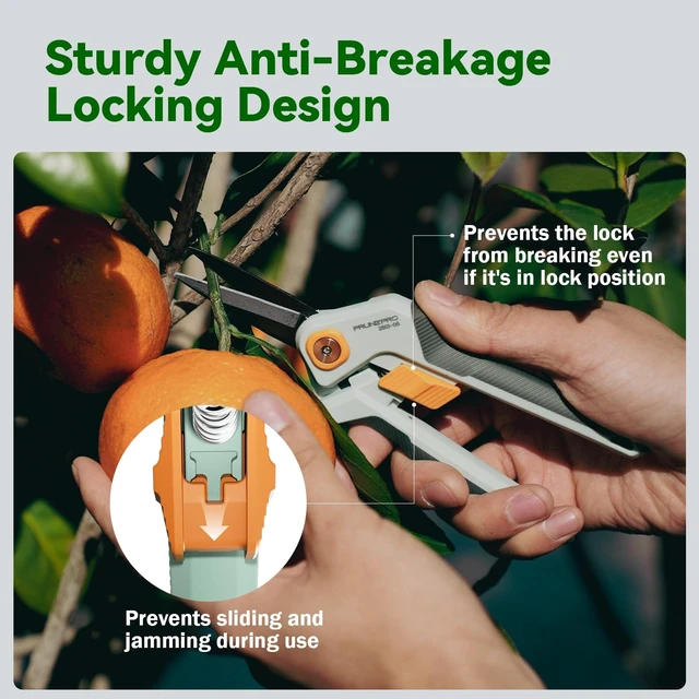 Alt view image 12 of 14 - Pruning Shears Gardening Scissors Set Professional Hand Pruner Sharp Stainless Steel Blade Garden Scissors Plant Flower Garden Clipper