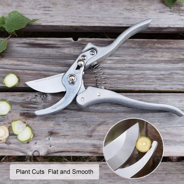 Alt view image 13 of 14 - 8.1" Pruning Shears, Made in Japan, Garden Scissors & Clippers, TP-1 | 1" Cut Capacity, Heavy-Duty Bypass Pruning Shears for Gardening, Japanese Hand Pruners Loppers with Ergonomic Comfort Handles
