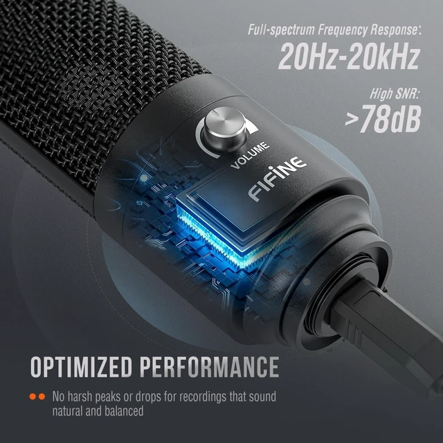 Alt view image 9 of 14 - T669 Studio Condenser USB Microphone for Recording Podcasting | Computer Microphone Kit for Voice Overs, Adjustable Boom Arm Stand, Shock Mount for Vocal, Instruments, Gaming, Streaming