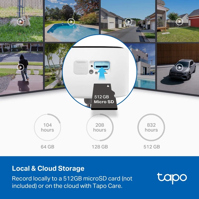 Alt view image 14 of 14 - 1080p Outdoor Wireless Security Camera, Up to 180-Day Battery, C400 | Person Detection, Color Night Vision, Subscription-Free Local Storage or Optional Cloud, Works with Alexa & Google Assistant
