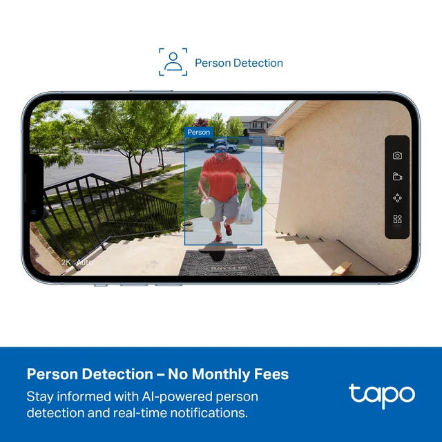 Alt view image 12 of 14 - 1080p Outdoor Wireless Security Camera, Up to 180-Day Battery, C400 | Person Detection, Color Night Vision, Subscription-Free Local Storage or Optional Cloud, Works with Alexa & Google Assistant