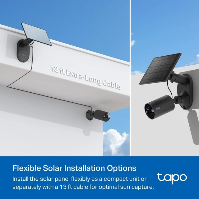Alt view image 11 of 14 - SolarCam 1080p Outdoor Wireless Security Camera, C403 KIT | Battery Power with Solar, Person Detection, Subscription-Free Local Storage or Optional Cloud, Works with Alexa & Google Home