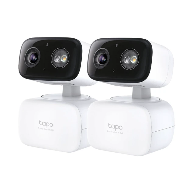 Alt view image 8 of 14 - 2K Indoor/Outdoor Pan/Tilt Wired Security Camera, C216(2-Pack) | Baby Monitor, Person & Baby Cry Detection, 360° Motion Tracking, Color Night Vision, Subscription-Free Local Storage or Cloud